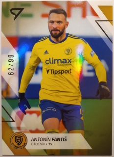 SportZoo Fortuna Liga 22/23 - GOLD - Antonín Fantiš - Zlín - #337 62/99