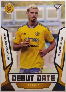 SportZoo Fortuna Liga 22/23 - Debut Date Rookie - Nedeljko Kovinič - Zlín - #DR-20