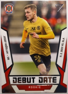SportZoo Fortuna Liga 22/23 - Debut Date Rookie - Josef Koželuh - Brno - #DR-27