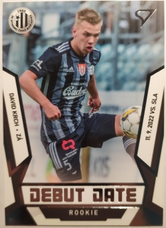 SportZoo Fortuna Liga 22/23 - Debut Date Rookie - David Krch - České Budějovice - #DR-15