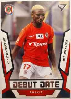 SportZoo Fortuna Liga 22/23 - Debut Date Rookie - Wale Mussa Alli - Brno - #DR-26
