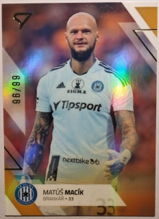 SportZoo Fortuna Liga 22/23 - GOLD - Matúš Macík - Olomouc - #91 96/99