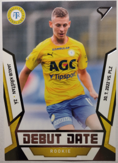 SportZoo Fortuna Liga 22/23 - Debut Date Rookie - Jakub Křišťan - Teplice - #DR-23