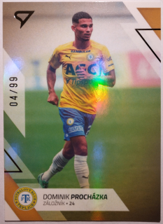 SportZoo Fortuna Liga 22/23 - GOLD - Dominik Procházka - Teplice - #366 4/99