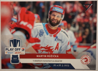 SportZoo ELH 22/23 Extended - Martin Růžička - Třinec - Play Off Moments - #PM-16