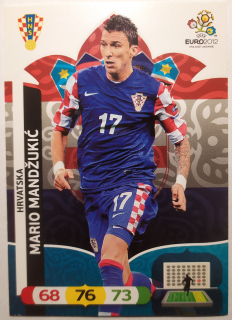 Panini Euro 2012 Adrenalyn XL - Mario Mandzukic - Chorvatsko