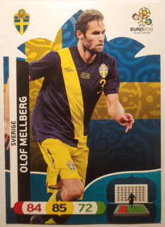 Panini Euro 2012 Adrenalyn XL - Olof Mellberg - Švédsko