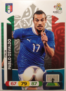 Panini Euro 2012 Adrenalyn XL - Pablo Osvaldo - Itálie