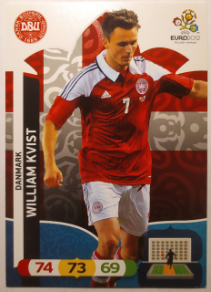 Panini Euro 2012 Adrenalyn XL - William Kvist - Dánsko