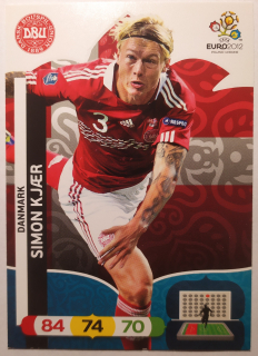 Panini Euro 2012 Adrenalyn XL - Simon Kjaer - Dánsko