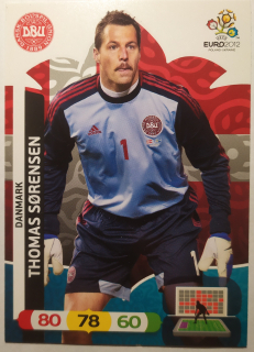 Panini Euro 2012 Adrenalyn XL - Thomas Sorensen - Dánsko