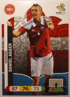 Panini Euro 2012 Adrenalyn XL - Daniel Agger - Dánsko