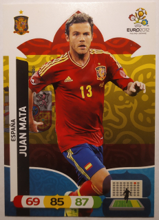 Panini Euro 2012 Adrenalyn XL - Juan Mata - Španělsko