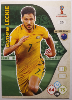 Panini WC 2018 Adrenalyn XL - Mathew Leckie - Austrálie