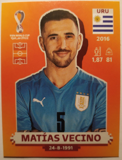 World Cup 2022 - Matías Vecino - č.URU 15