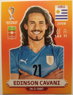 World Cup 2022 - Edinson Cavani - č.URU 16