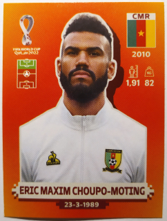 World Cup 2022 - Eric Maxim Choupo-Moting - č.CMR 17
