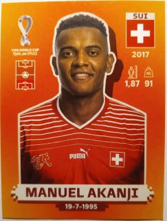 World Cup 2022 - Manuel Akanji - č.SUI 4