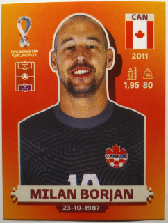 World Cup 2022 - Milan Borjan - č.CAN 2