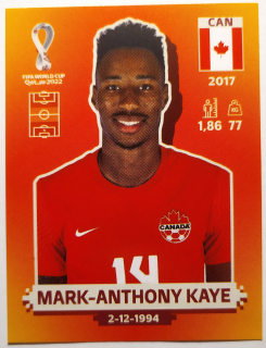 World Cup 2022 - Mark-Anthony Kaye - č.CAN 14