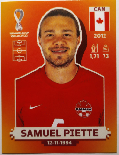 World Cup 2022 - Samuel Piette - č.CAN 16