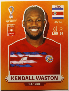 World Cup 2022 - Kendall Waston - č.CRC 10