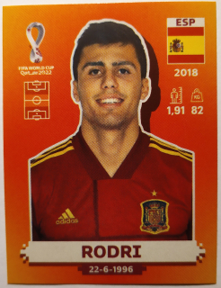 World Cup 2022 - Rodri - č.ESP 13