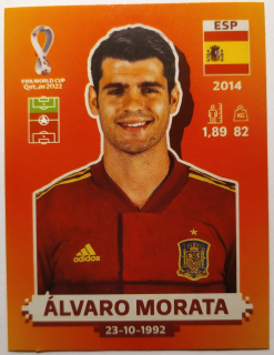 World Cup 2022 - Álvaro Morata - č.ESP 18