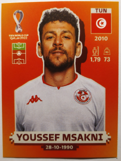 World Cup 2022 - Youssef Msakni - č.TUN 18