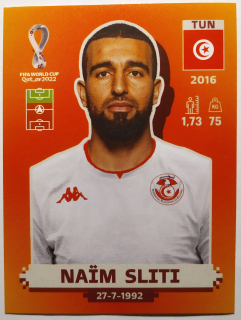World Cup 2022 - Naïm Sliti - č.TUN 19