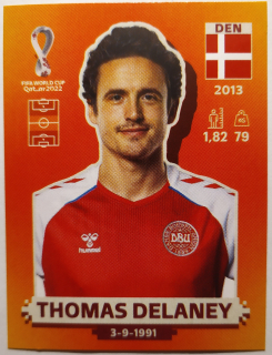 World Cup 2022 - Thomas Delaney - č.DEN 10