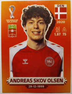 World Cup 2022 - Andreas Skov Olsen - č.DEN 18