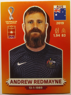 World Cup 2022 - Andrew Redmayne - č.AUS 3