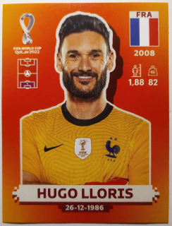 World Cup 2022 - Hugo Lloris - č.FRA 2