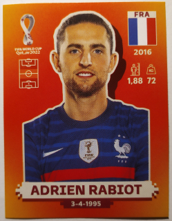World Cup 2022 - Adrien Rabiot - č.FRA 12