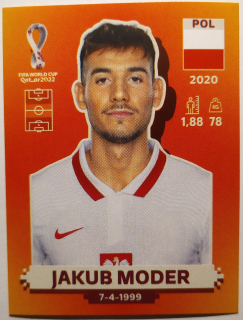 World Cup 2022 - Jakub Moder - č.POL 13
