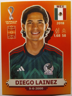 World Cup 2022 - Diego Lainez - č.MEX 15