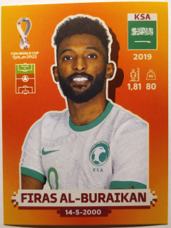 World Cup 2022 - Firas Al-Buraikan - č.KSA 17