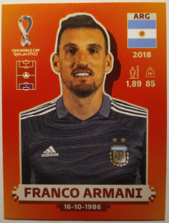 World Cup 2022 - Franco Armani - č.ARG 3