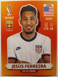 World Cup 2022 - Jesús Ferreira - č.USA 15
