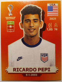 World Cup 2022 - Ricardo Pepi - č.USA 16