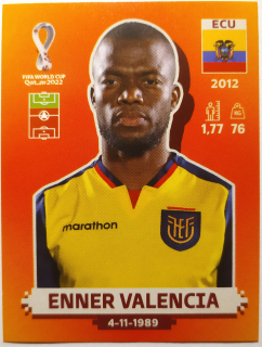 World Cup 2022 - Enner Valencia - č.ECU 19