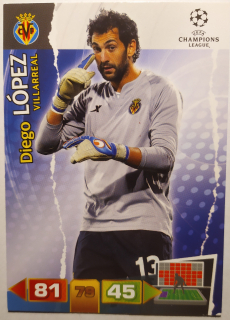 Panini UEFA Champions League 11/12 Adrenalyn XL - Villarreal - Diego Lopez
