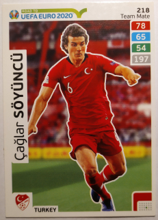 Panini Road to UEFA Euro 2020 Adrenalyn XL - Çağlar Söyüncü - Turecko
