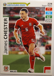 Panini Road to UEFA Euro 2020 Adrenalyn XL - James Chester - Wales