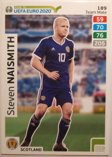 Panini Road to UEFA Euro 2020 Adrenalyn XL - Steven Naismith - Skotsko