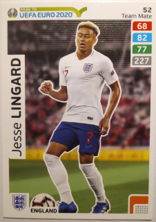 Panini Road to UEFA Euro 2020 Adrenalyn XL - Jesse Lingard - Anglie
