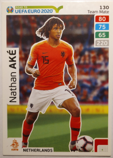 Panini Road to UEFA Euro 2020 Adrenalyn XL - Nathan Aké - Nizozemsko