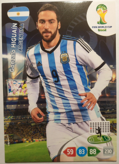 Panini FIFA WC Brazil 2014 Adrenalyn XL - Gonzalo Higuain - Argentina