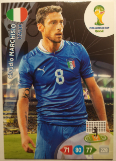 Panini FIFA WC Brazil 2014 Adrenalyn XL - Claudio Marchisio - Itálie